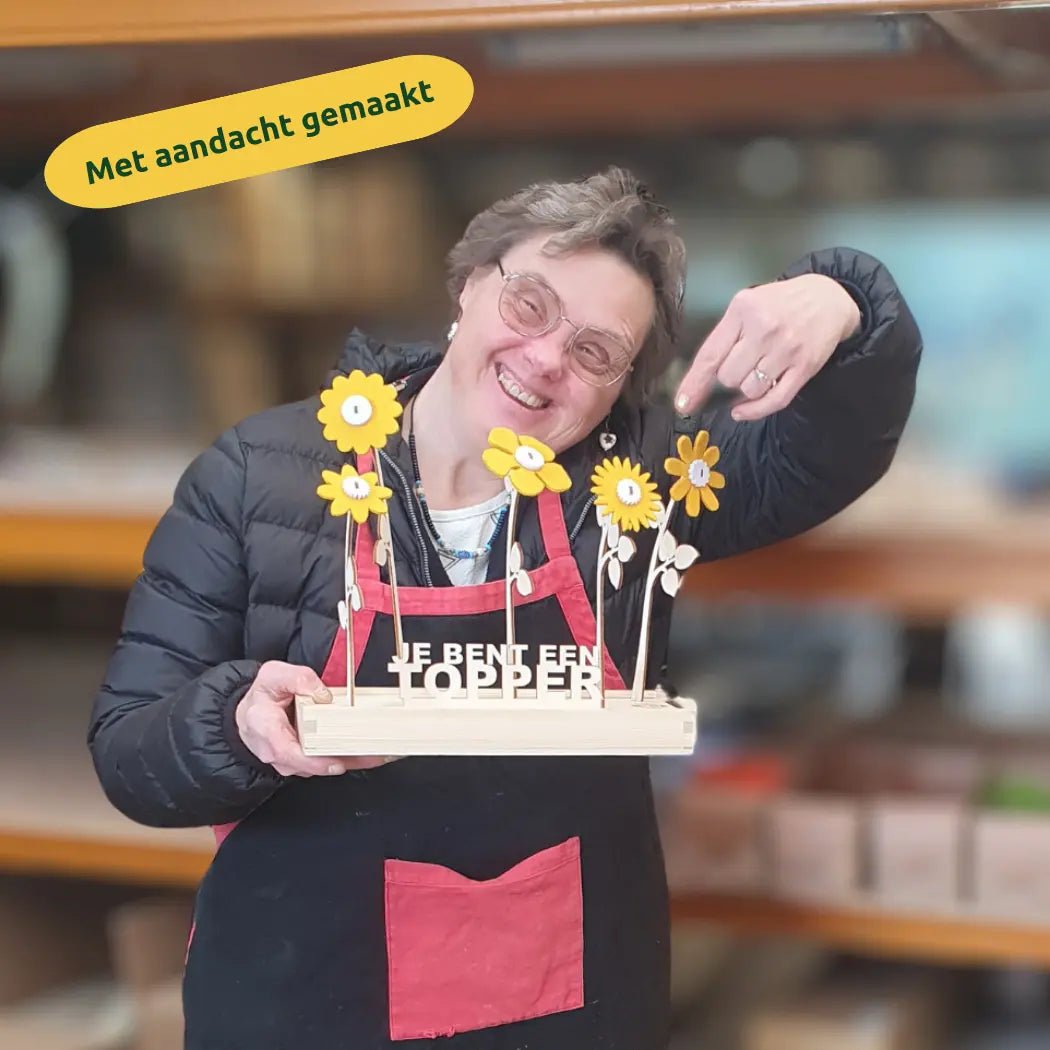Happy Blooms - Duo 'Jij verdient een bloemetje' - duurzaam bloem- & plantcadeau | Blooms out of the Box