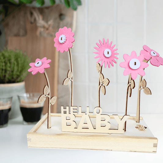 Happy Blooms 'Hello Baby' - Blooms out of the Box