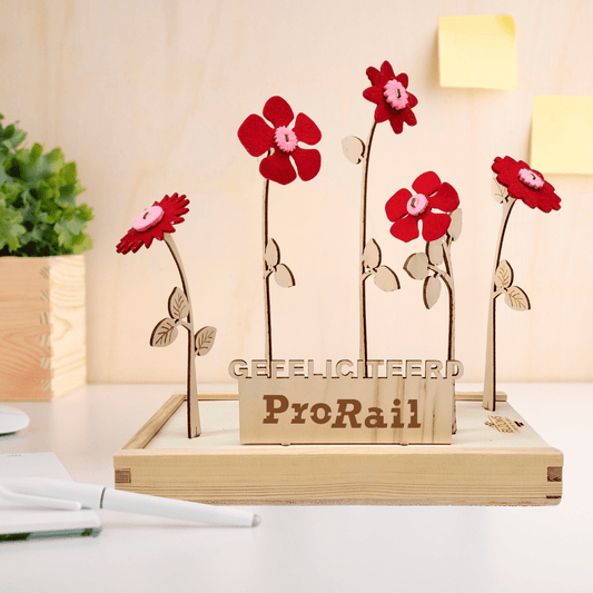 Happy Blooms 'Your logo' (vanaf 10) - Blooms out of the Box