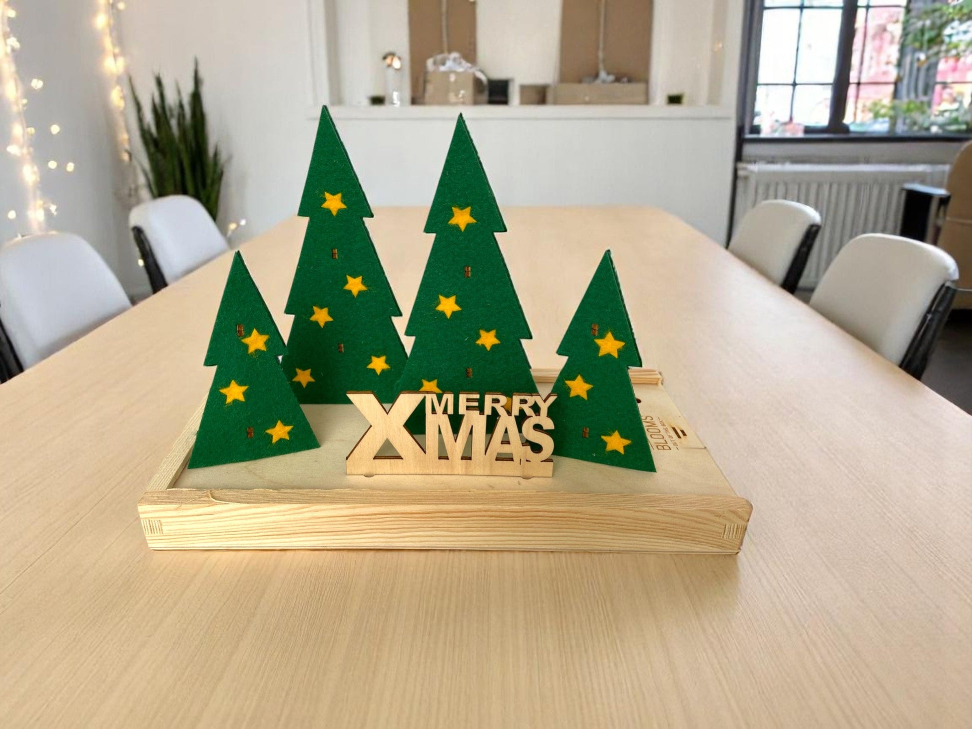 Happy Xmas | brievenbus kerst - Blooms out of the Box