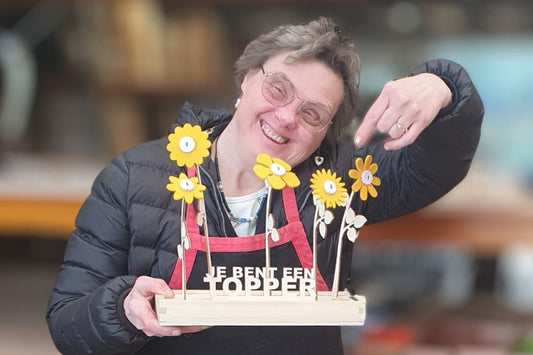 Happy Blooms 'je bent een topper' voor secretarressedag