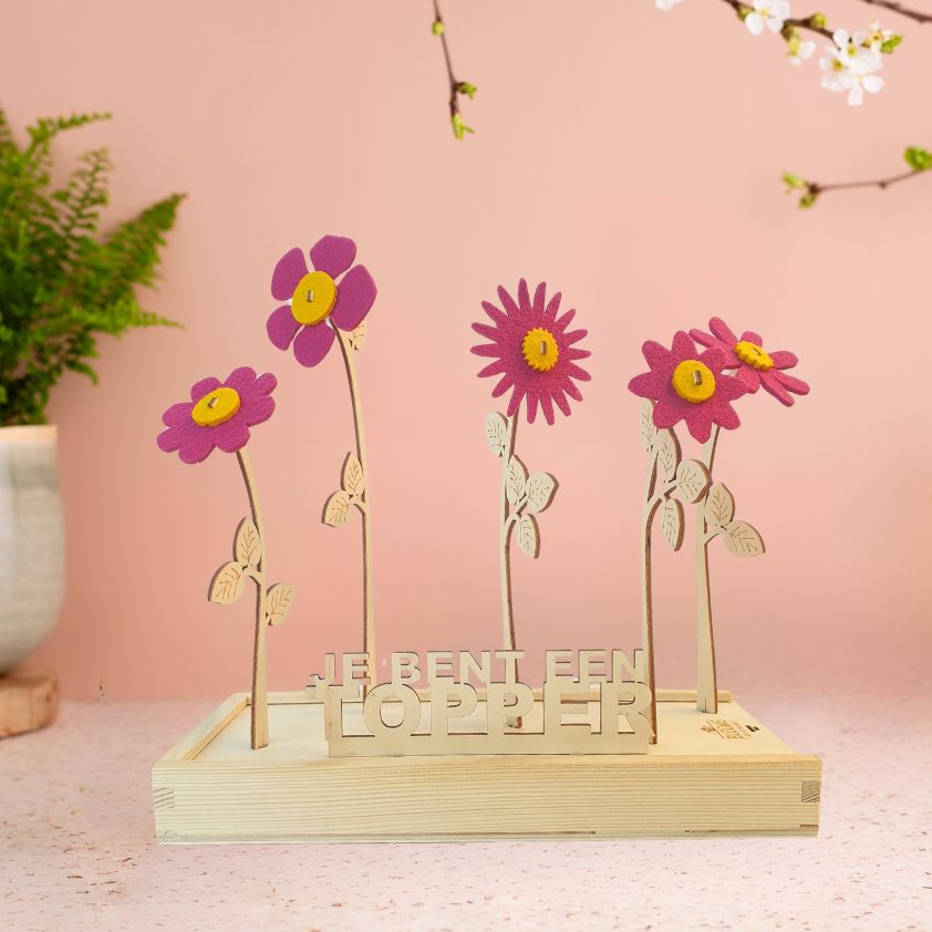 Happy Blooms 'Je bent een topper'