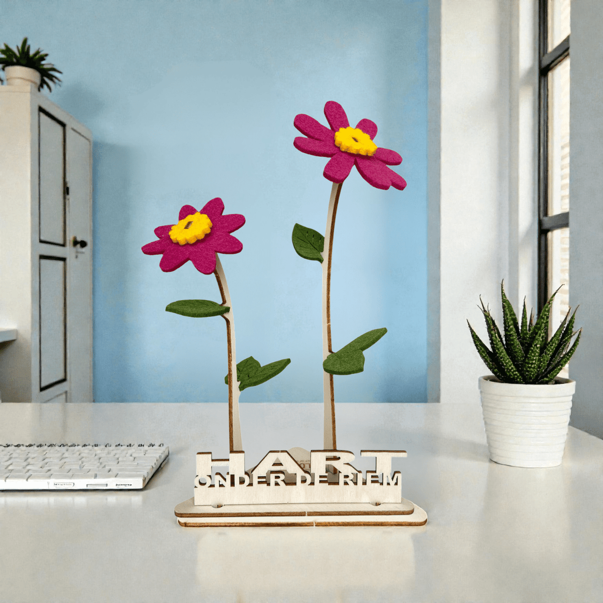 Bloemenpost - Duo 'Hart onder de riem' (8 stk) - duurzaam bloem- & plantcadeau | Blooms out of the Box