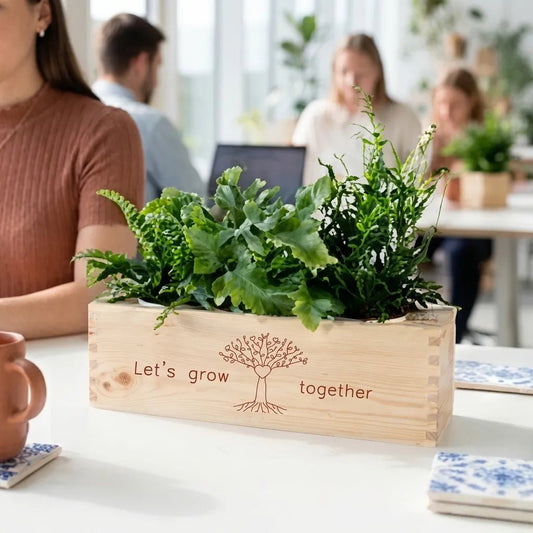 BloomsBox 'Let's grow together' - L - duurzaam bloem- & plantcadeau | Blooms out of the Box