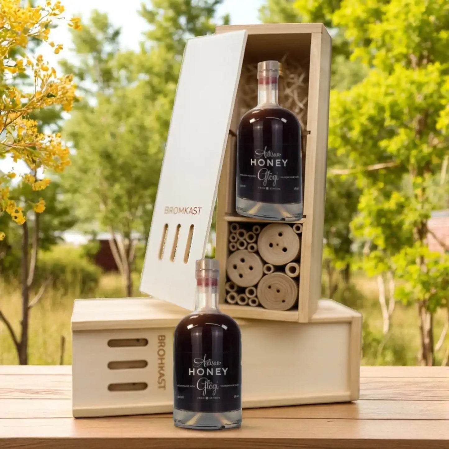 Bromkast - alcoholvrij wijn relatiegeschenk - Blooms out of the Box