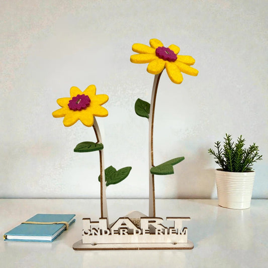 Happy Blooms - Duo 'Hart onder de riem' - duurzaam bloem- & plantcadeau | Blooms out of the Box