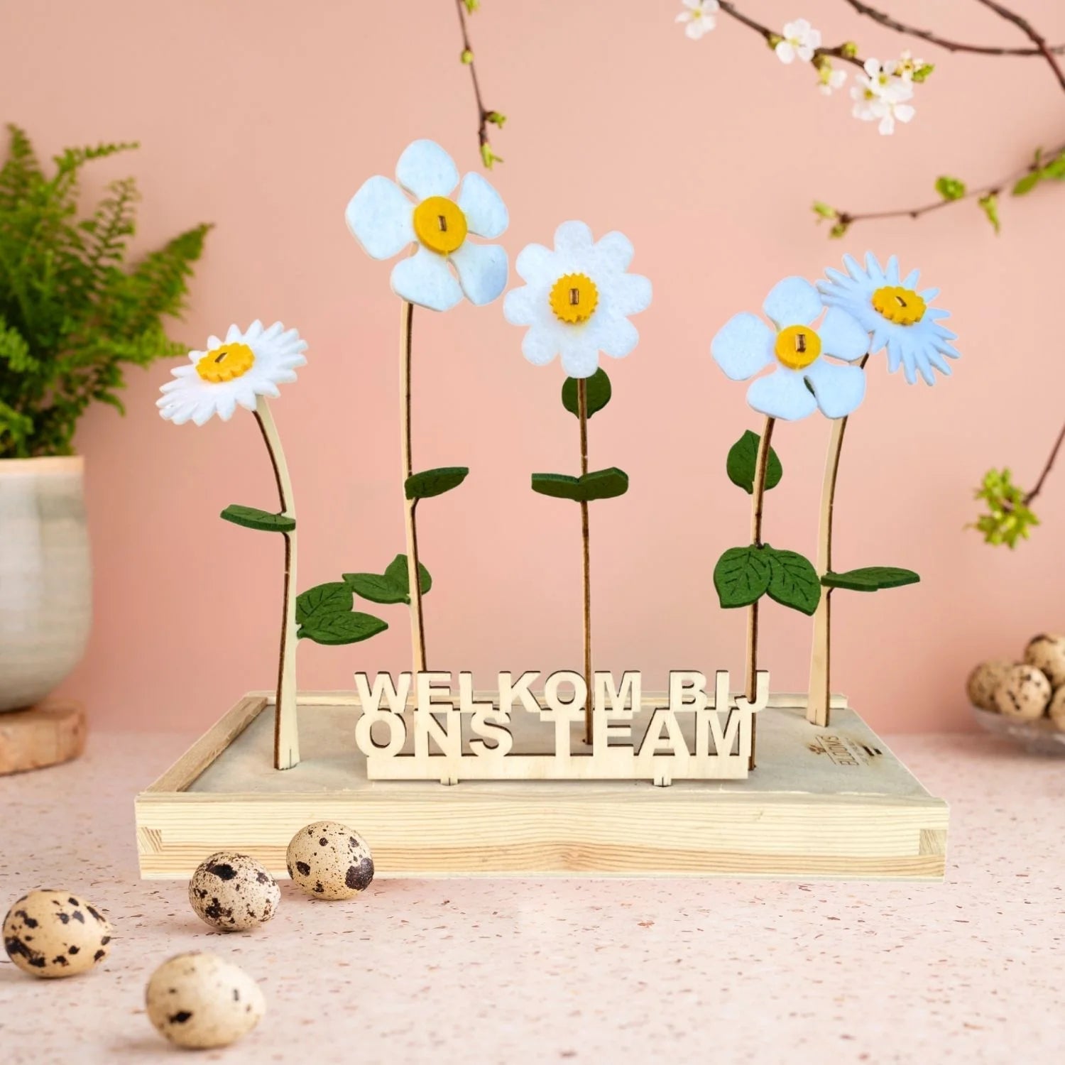 Happy Blooms 'Welkom bij ons team' - Blooms out of the Box