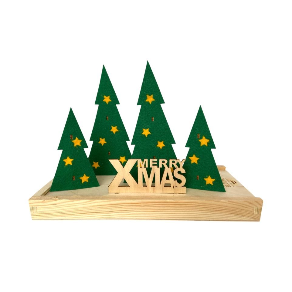 Happy Xmas | brievenbus kerst - Blooms out of the Box