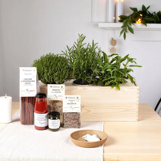 Herbs XL 'Culinary inspiration' - Your logo (vanaf 10) - duurzaam bloem- & plantcadeau | Blooms out of the Box